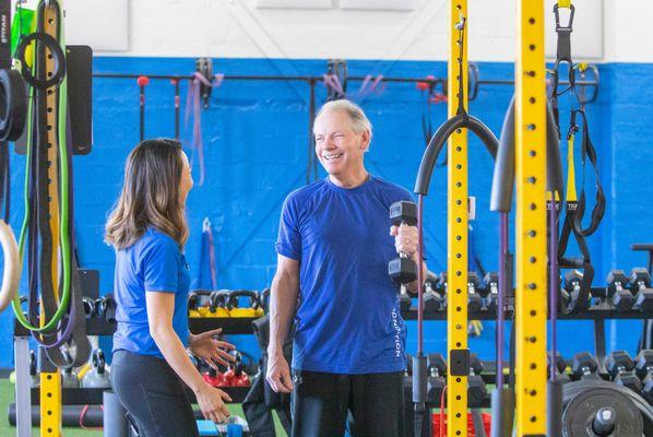 Personal training in Los Gatos that teaches you the right exercises and the right way to move so that you don't hurt yourself!