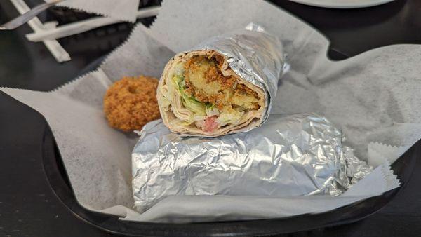 Falafel sandwich (wrap)