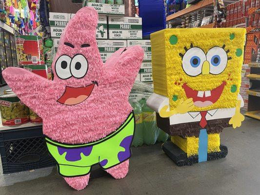 SpongeBob and Patrick Piñatas