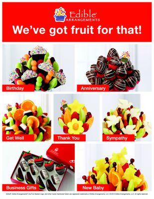 We have the perfect solution for any gift occasion! Call Edible Arrangements Fall River 508-730-3410