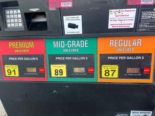 9/8/22 Todays gas price