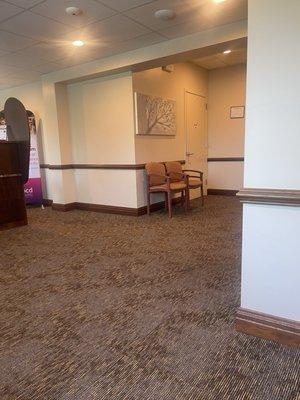 The entrance and reception area. No pics allowed in prep area. I support patience privacy.