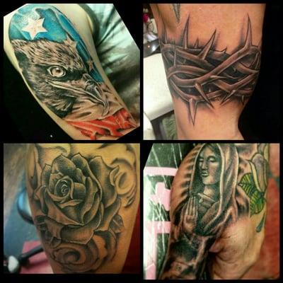 Custom tattoos by henry cantu