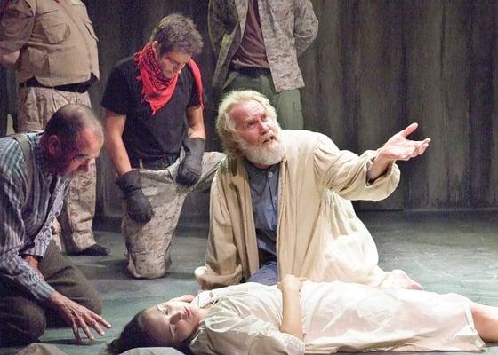 Harry Groener in The Antaeus Company's production of King Lear by William Shakespeare (photo: Ed Krieger)