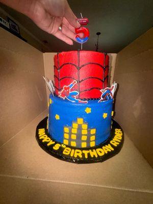 Spider man Cake