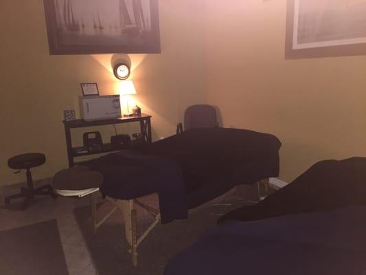 Couples massage room