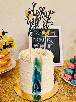 Gender Reveal Cake