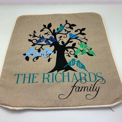 Customized Family Pillow