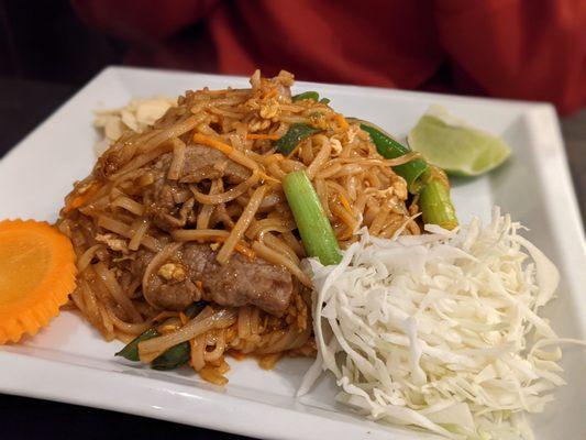 Almond pad Thai