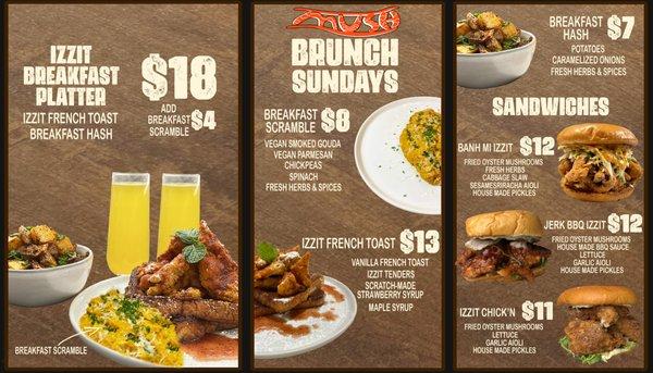 Come try our delicious-made from scratch- Sunday brunch 11AM-8PM