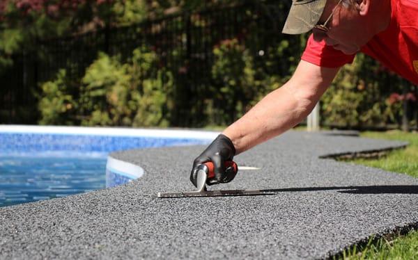 Certified Rubaroc non-slip safety surface installers. Call us today!