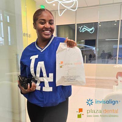 All smiles from our lovely patient as she starts her Invisalign journey here with us!