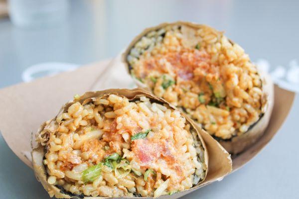 Spicy tuna burrito