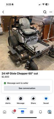 Newer model example currently on fb marketplace for less cost