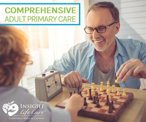 Insight Life Care offers comprehensive adult primary care.