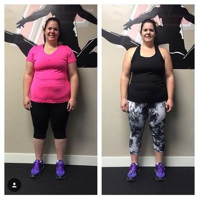 I forgot to shout out my super determined client, Meghan! She's lost close to 30 lbs of fat so far and is steadily improving everyday!!!