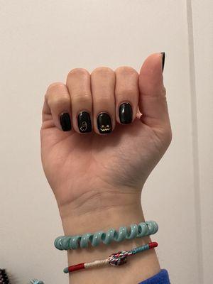 Gel manicure &  stickers