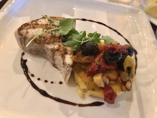 A swordfish special - delicious!