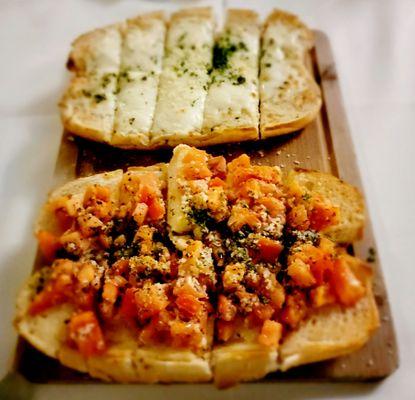 Salvatores Bruschetta & Garlic Cheese Breads