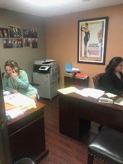 Sheri and Dia Working diligently for their clients