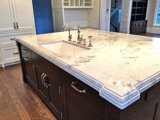 Marble countertops