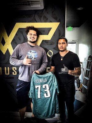 Issac Seumalo #73 | Philadelphia, Eagles