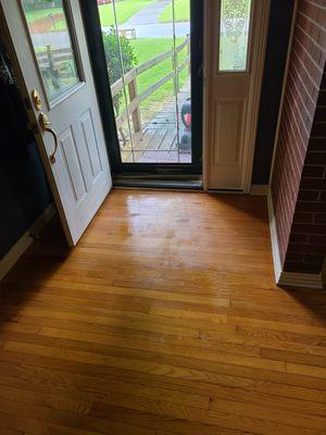 Hardwood Floor Cleaning After