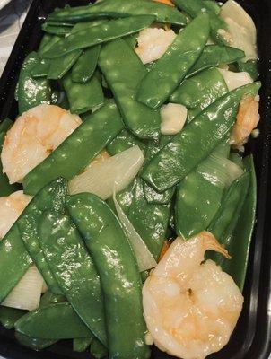 Shrimp and Snow Peas. Good.