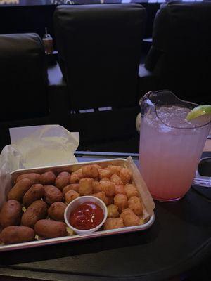 Tater tots and Barbie-rita