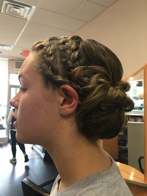 Prom updo by Dolores Barbul