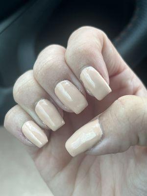 Basic nude nails