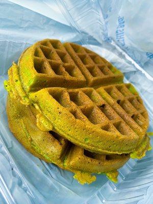 Pandan Waffles