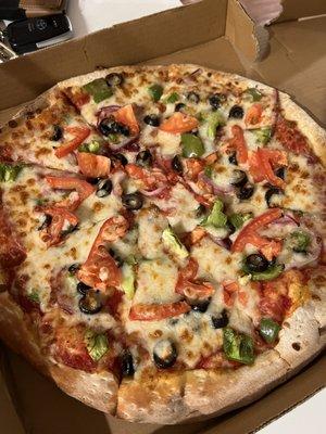 Veggie pizza