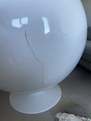 $1500 chair scratched