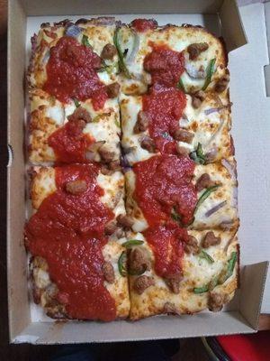 Detroit Style Pizza