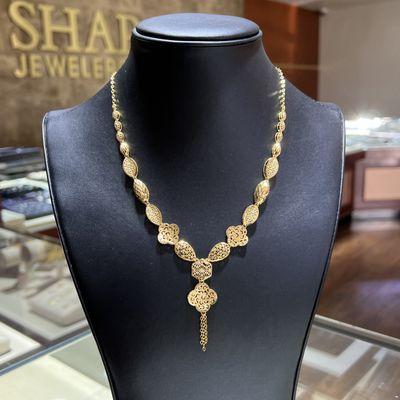 21k 0.875 Pure Gold Necklace