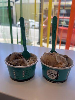 Our server, Rex, hooked us up the with the best cookie dough ever! Chocolate Chip, Oreo, Everything but the Cookie, and Snickerdoodle.