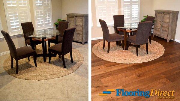 Ceramic Tile or Hardwood Flooring? Find out which is a better choice for your family by calling 888-466-4500 to talk to a flooring expert.