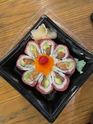 Cherry blossom roll $20