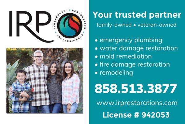 veteran-owned & family-owned with over a decade of experience