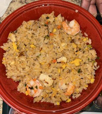 Chicken and Shrimp Fried Rice