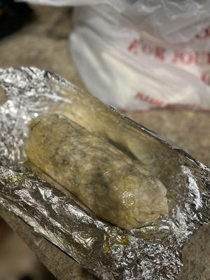 sausage egg burrito