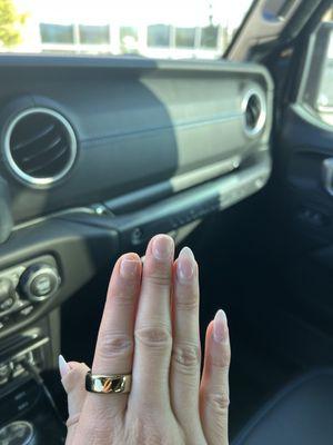 3 broken nails