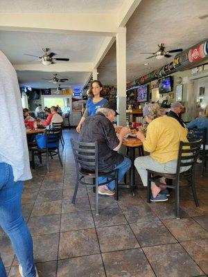 Main dining area.