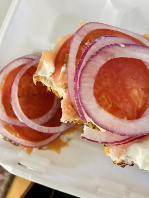 Lox Spread Bagel