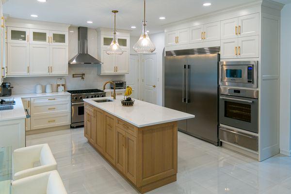 Kitchen Designed in two-tone