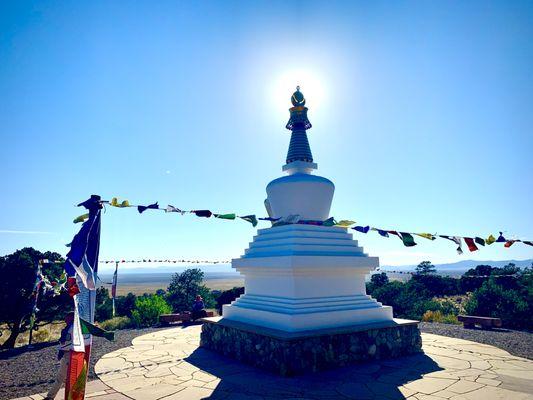 the Stupa is a symbolic representation of our own capacity for wisdom and compassion.