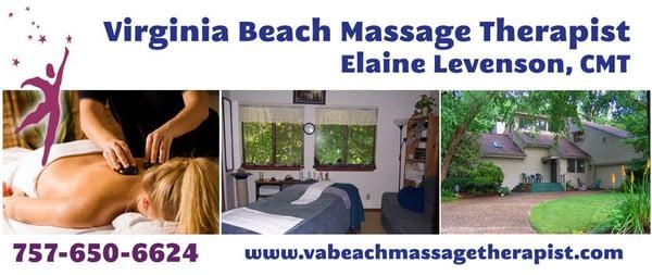 Virginia Beach Massage Therapist, Elaine Levenson, CMT