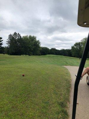 Par4 men, par 3 ladies sixth hole