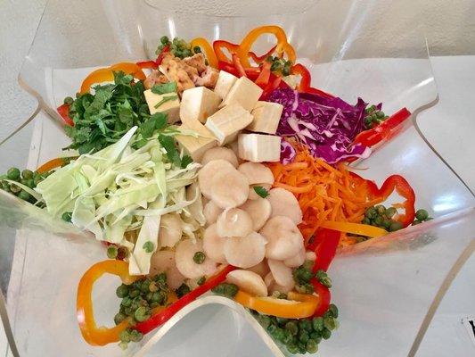 Homemade Asian Salad.